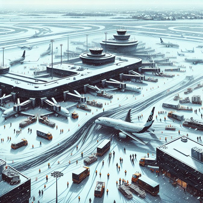 Snow and staffing gaps cause 20 % flight delays at Vienna Airport