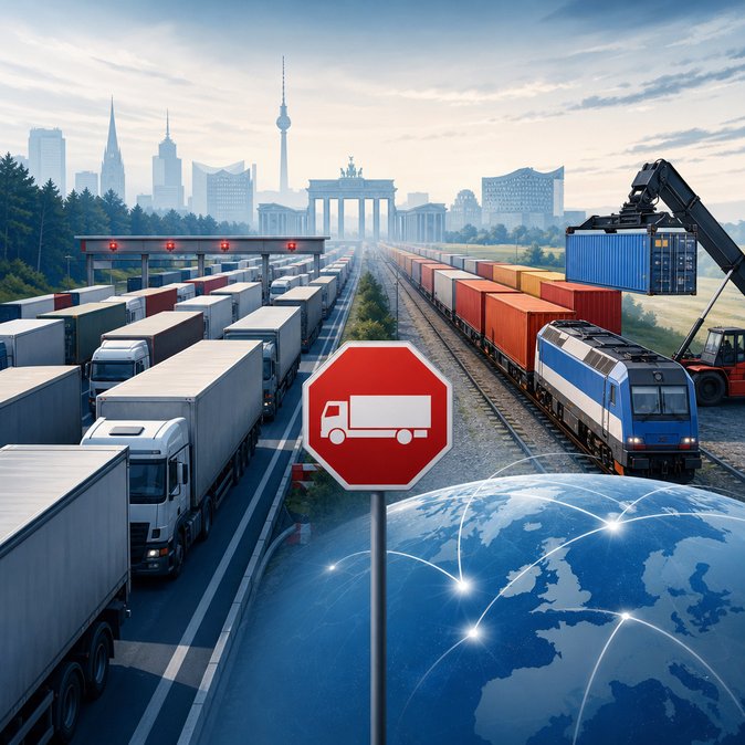Ascension-Day truck bans create one-day blockade on German roads