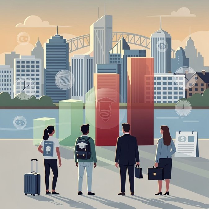 Les frais de visa australiens flambent jusqu’à 201 % à partir du 1er juillet, impactant durement migrants, étudiants et employeurs