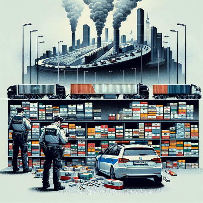 Border Guard seizes 920,000 illicit cigarettes in Warmia-Mazury road check