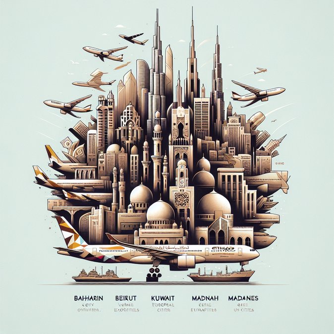 Etihad files May–June schedule: Bahrain, Beirut and Madinah return, Doha stays off-line