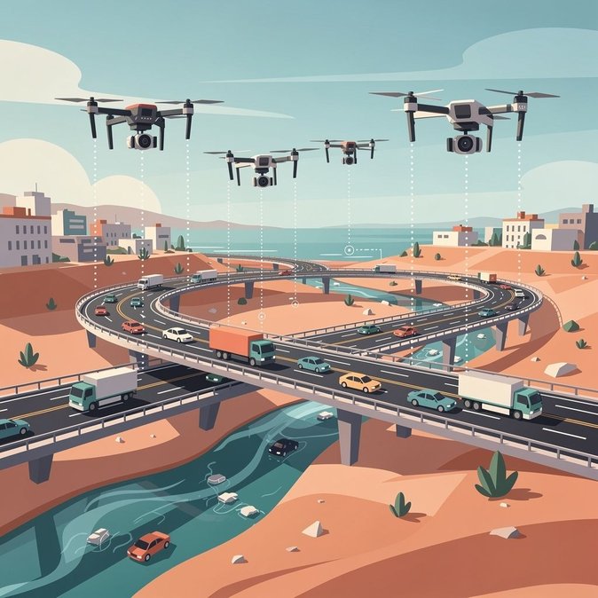 Drones inspeccionarán las autopistas de Chipre para ofrecer información de tráfico en tiempo real