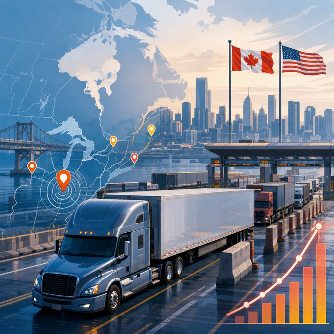 Live dashboard shows 45-minute waits at Pacific Highway as cross-border freight surges ahead of US Memorial Day