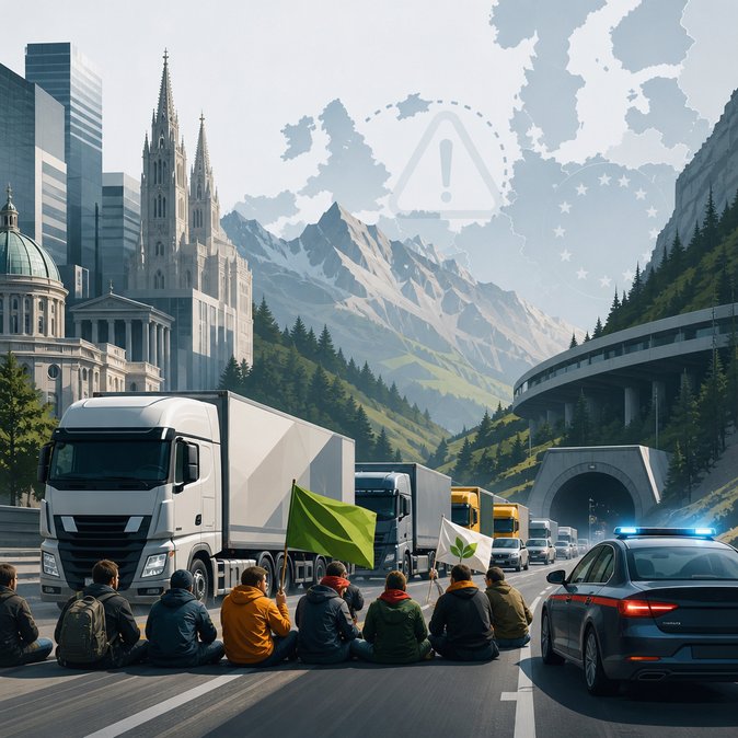 Brenner Pass reopens after eight-hour climate protest that paralysed Austria-Italy trade corridor