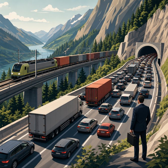 Pentecost Gridlock: 20-Kilometre Tailbacks at Gotthard Tunnel Disrupt Cross-Border Travel