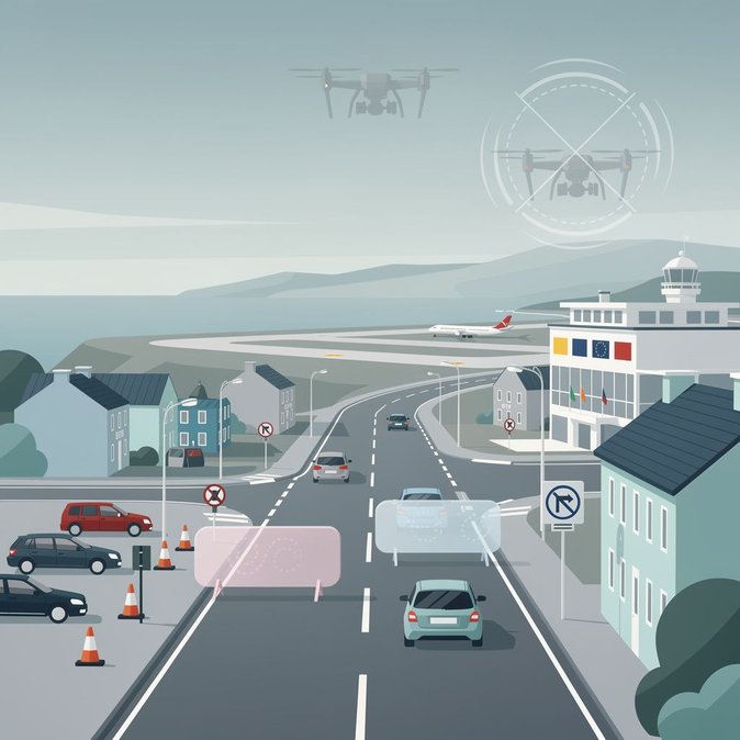 La Garda émet des restrictions de déplacement et de drones pour la réunion ministérielle de l'UE à Mayo, un impact minimal attendu à l'aéroport