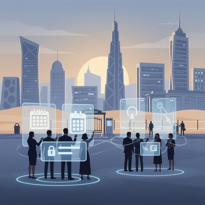 الحرس الوطني في أبوظبي (CICPA) ينقل جميع حجوزات تصاريح الدخول الأمنية إلى النظام الإلكتروني