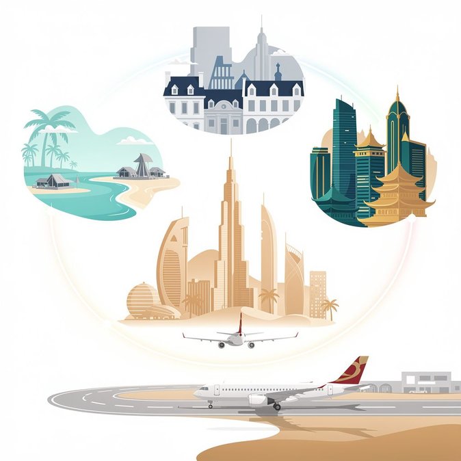 Emirates inicia ATM 2026 con siete alianzas con oficinas de turismo para impulsar el turismo entrante