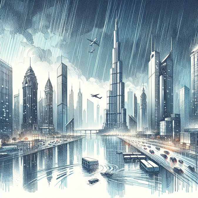 UAE battered by rare torrential rains; airports, roads and visa processing face major disruption