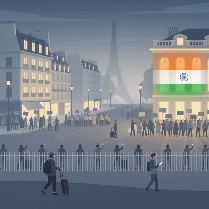 India emite alerta de viaje a Francia ante el aumento de protestas por el costo de vida