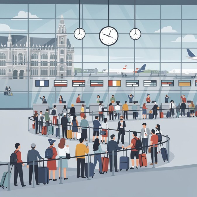 Colas de dos horas en control de pasaportes vuelven a paralizar las operaciones en el aeropuerto de Bruselas