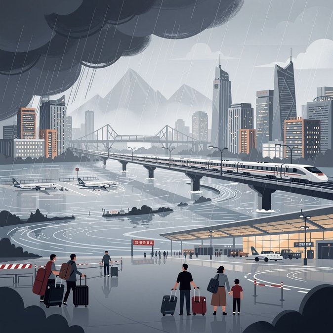 China declara emergencia por inundaciones de nivel IV en Sichuan y advierte sobre posibles interrupciones en los viajes
