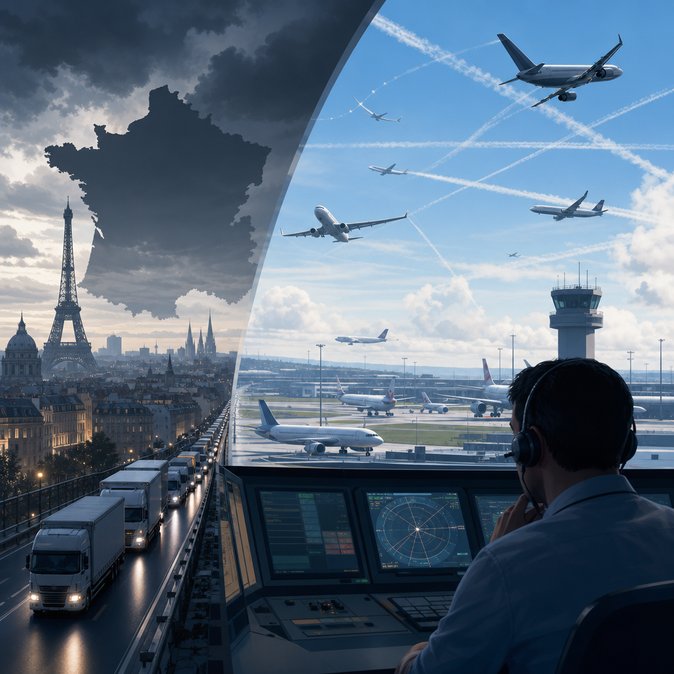 French air-traffic-controller strike enters final day, forcing widespread cancellations on Ireland–France routes