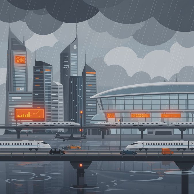 China Issues Orange Rainstorm Alert for 7 Provinces, Warning of 250-800 mm Downpours