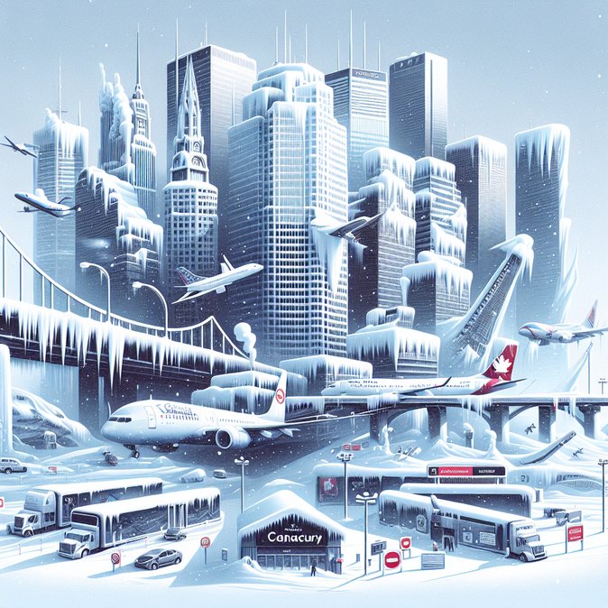 Winter Storm Causes More Than 1,200 Flight Cancellations Across Canada’s Major Hubs