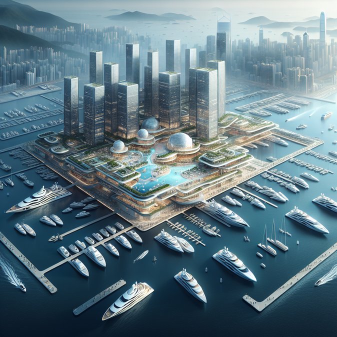 200-Hectare SkyCity Marina Project Aims to Make Hong Kong a Super-Yacht Hub
