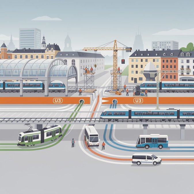 La ligne U3 du métro de Vienne fermée pendant sept semaines pour rénovation des voies, des services de remplacement annoncés