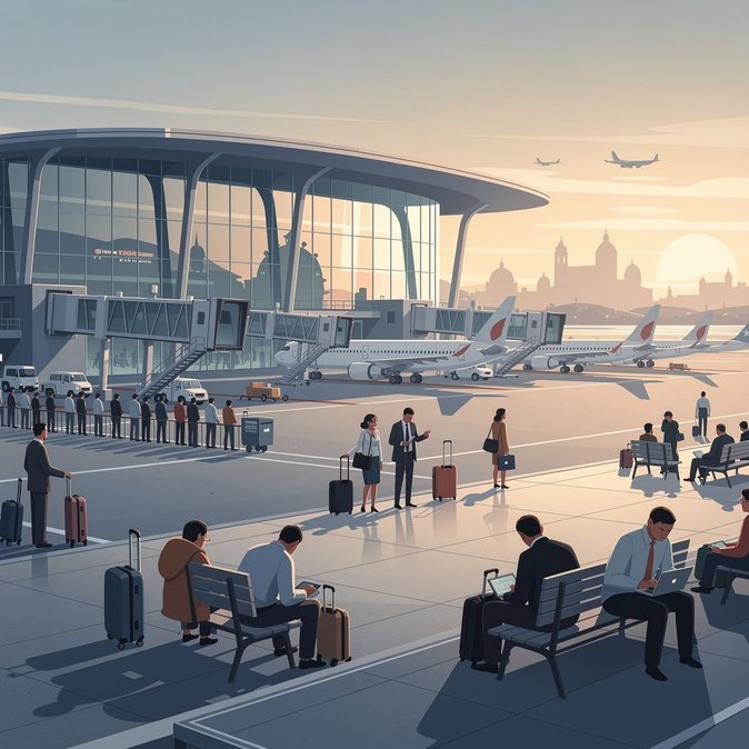 Grève nationale dans les aéroports : plus de 1 000 vols annulés à travers l’Italie