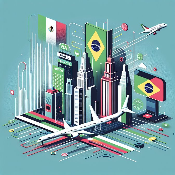 Boom do e-Visa: 12 mil brasileiros obtêm autorização eletrônica para viajar ao México em apenas dois meses