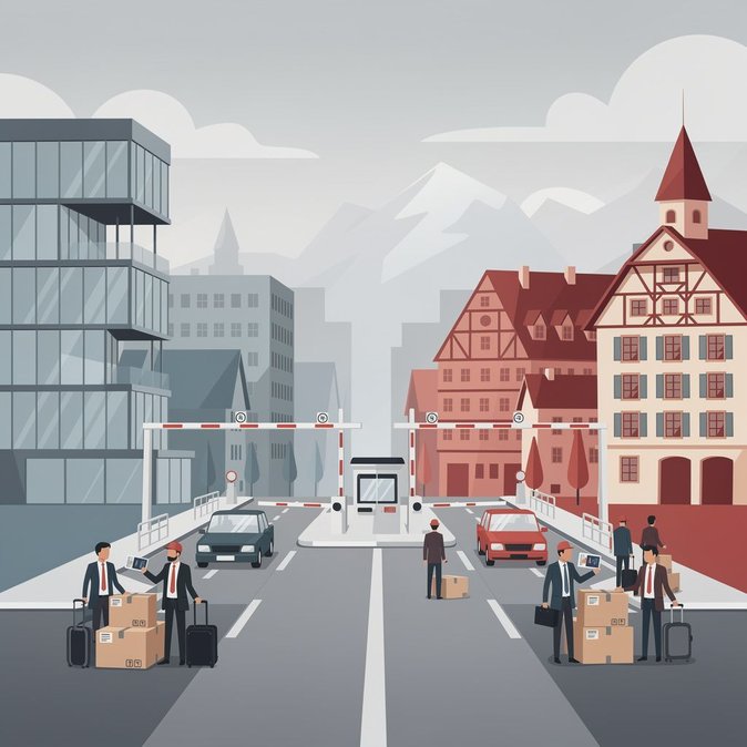 L'ambassade d'Allemagne met à jour ses conseils aux voyageurs : les contrôles aux frontières se poursuivent à la frontière suisse