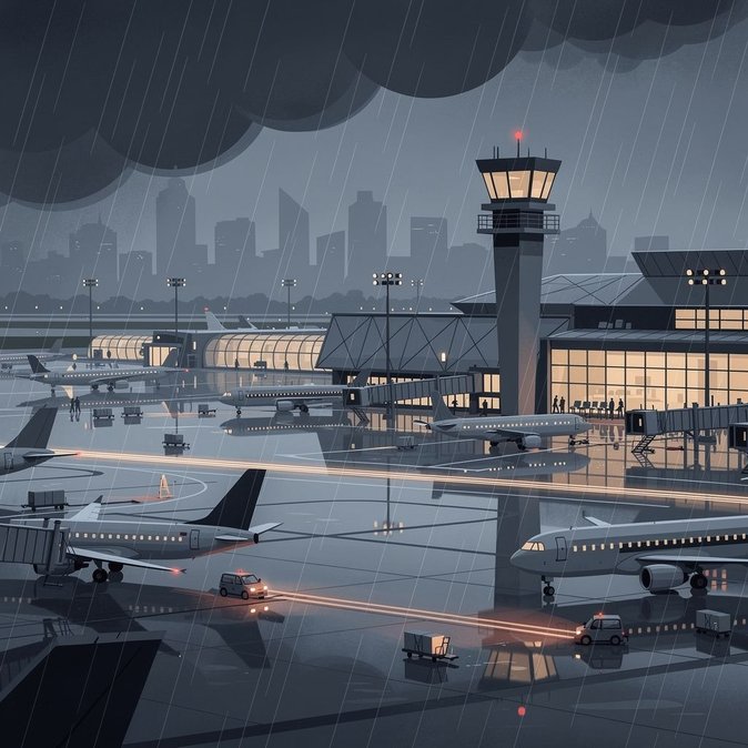 Heavy rain disrupts flights at Delhi airport; IndiGo issues passenger advisory