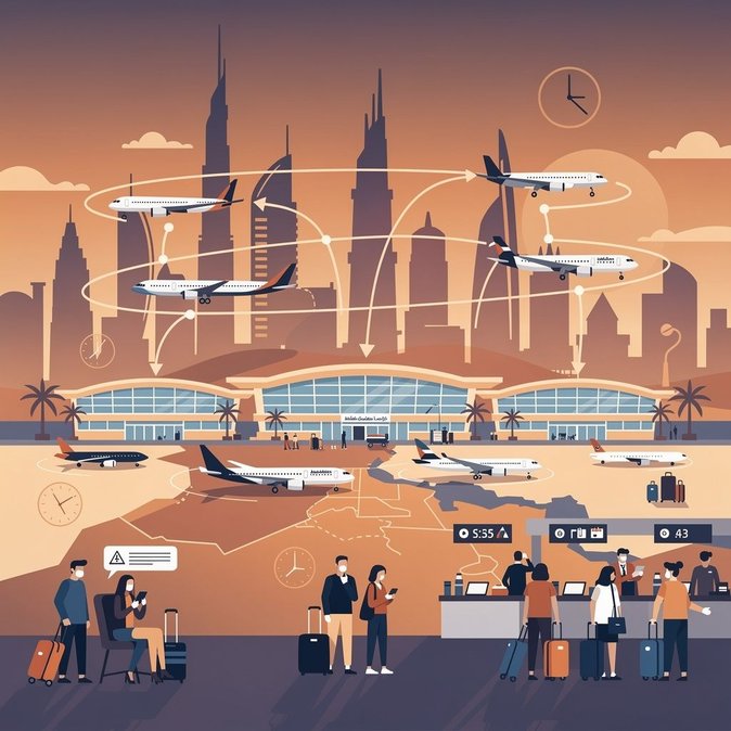 Les perturbations de vols se poursuivent dans les aéroports des Émirats arabes unis en raison des tensions sécuritaires dans le Golfe