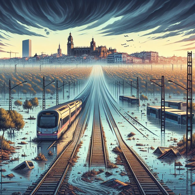 Renfe Halts Most Andalusia Trains and Cuts Galician Services for Third Day Amid Flooding