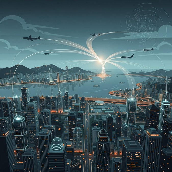 Hong Kong emite NOTAM de control de flujo, ralentizando los sobrevuelos con destino a Guangzhou