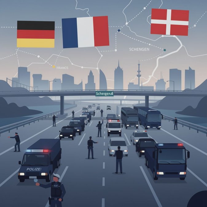 L'Allemagne renforce les contrôles aléatoires aux frontières terrestres avec la France et le Danemark après l'afflux à Ceuta