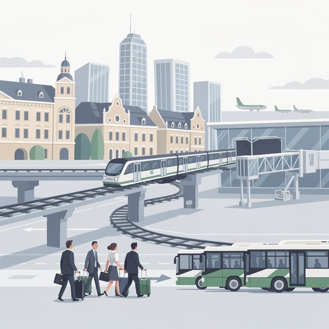 La liaison ferroviaire de l’aéroport de Vienne interrompue ; City Airport Train lance un service de bus à haute fréquence