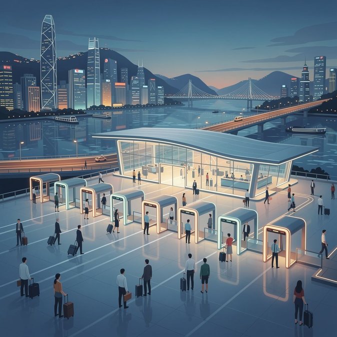 Nueva inspección conjunta en el cruce de Huanggang promete un trámite de 5 minutos entre Hong Kong y Shenzhen