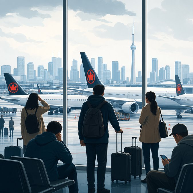 Sixteen Air Canada Cancellations Snarl Long-Weekend Travel Across Major Canadian Hubs