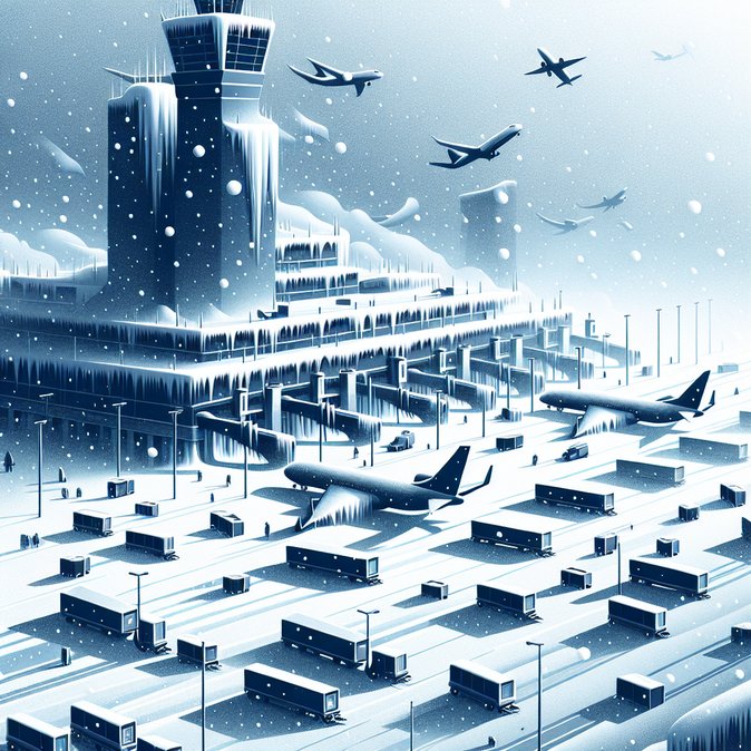 Deep Freeze Causes 26 Flight Cancellations and 161 Delays for Finnair and KLM