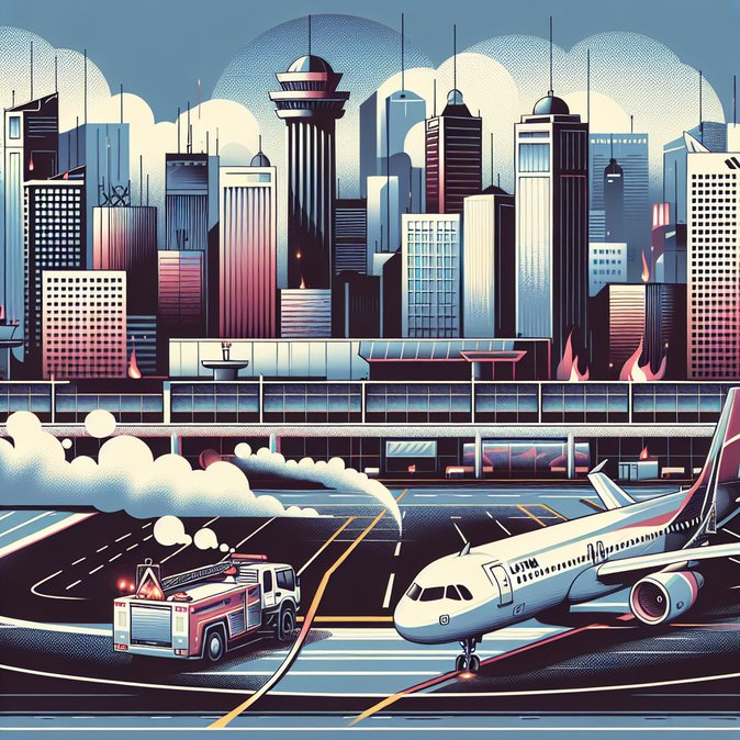 Ground-Service Vehicle Fire Forces Emergency Evacuation of LATAM Flight at GRU