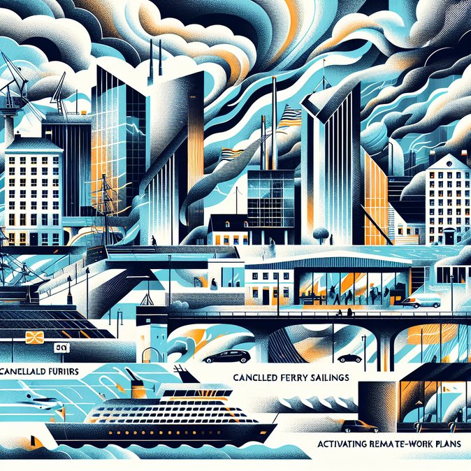 La tormenta Goretti paraliza ferris y vuelos, obligando a los viajeros irlandeses a reprogramar sus planes del fin de semana