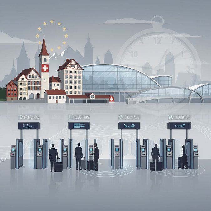 Le déploiement du système d’entrée/sortie de l’UE retardé à nouveau, la Suisse demande un délai supplémentaire