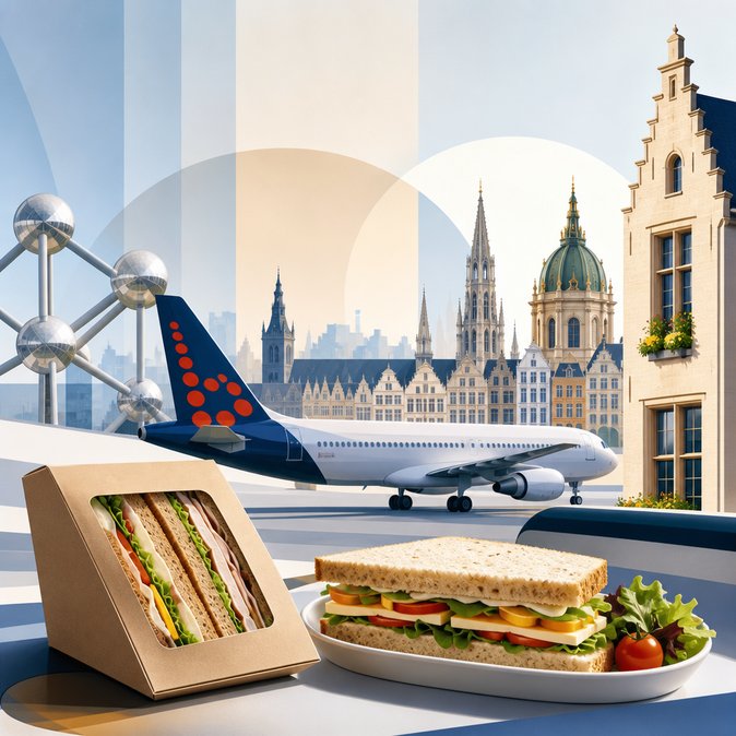 Brussels Airlines Refreshes Buy-on-Board Menu with Belgian Brand ‘Bon’