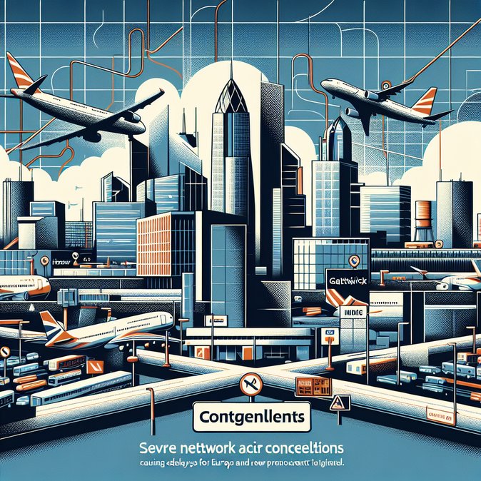 1,600+ Flight Delays Sweep Across Europe, Hitting Heathrow and Gatwick