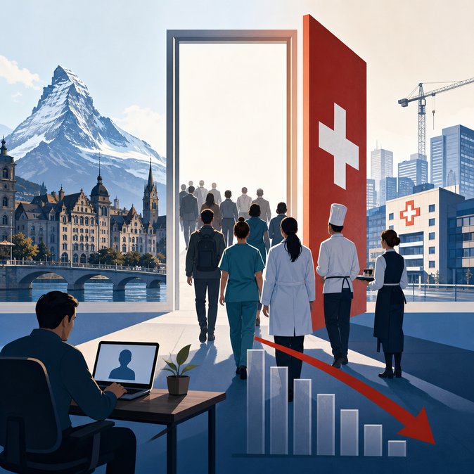 Immigration cap vote could leave Switzerland short of EU workers, experts warn