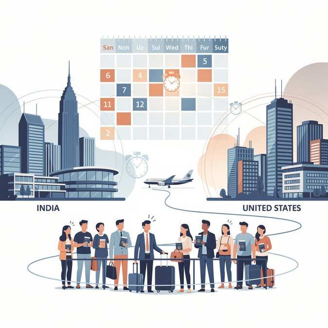No quedan cupos regulares para estampado H-1B en India para 2026, según sitio especializado; empleadores instados a planificar para 2027