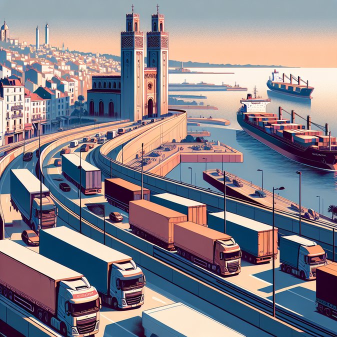 Visa Logjam at French Consulate Strands Moroccan Truckers, Threatening EU-Maghreb Supply Chains