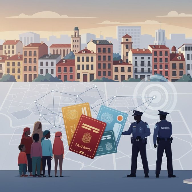 La police démantèle un réseau à Sabadell faisant entrer illégalement des Dominicains dans l'espace Schengen avec de faux passeports colombiens