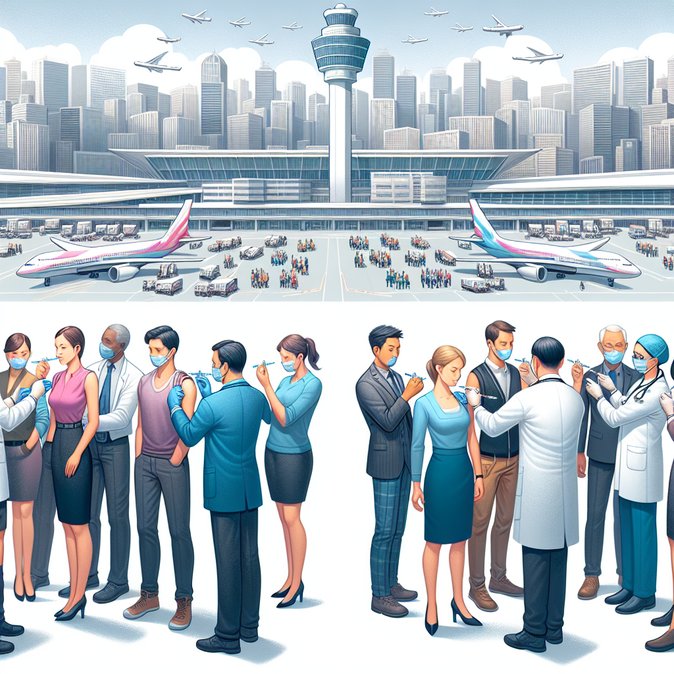 Free measles shots offered to all airport staff after imported case sparks cluster