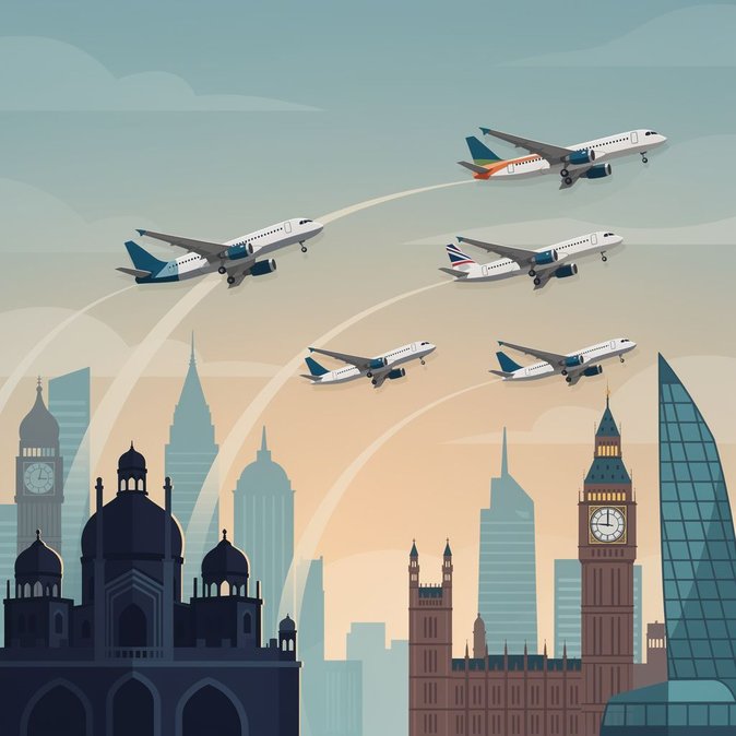 Airlines add 18 % more seats on India–UK routes as travellers pivot from Asia