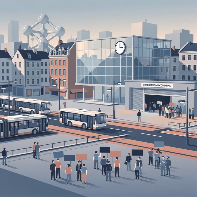 One-day public-sector strike in Brussels disrupts visas, welfare offices and urban transport