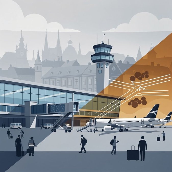 Les syndicats de l'aéroport de Prague se préparent à la grève ; les opérations se poursuivent normalement