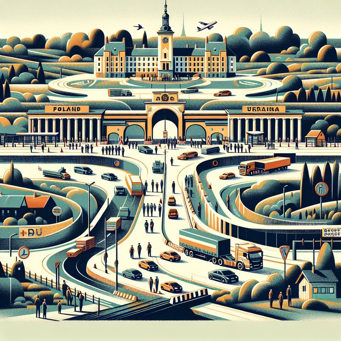 波兰-乌克兰边境排队现象节后激增后几乎消失