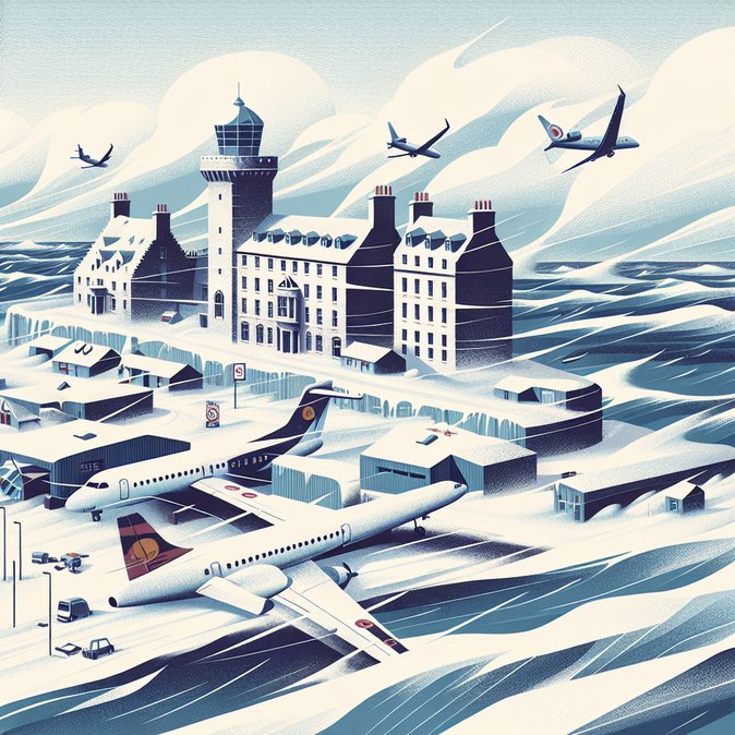 Loganair Cancels Scottish Island Flights Amid Yellow Weather Warning