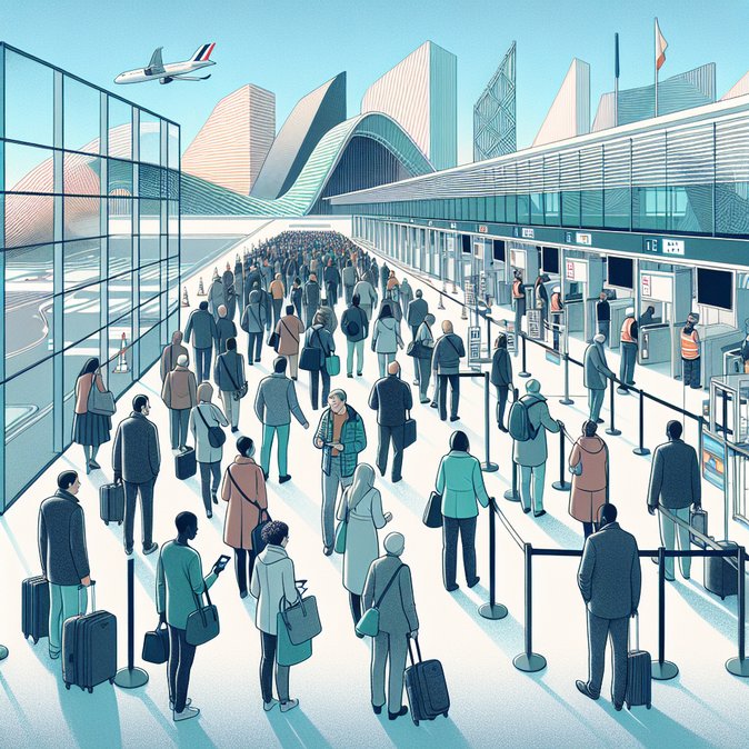 Paris airports brace for four-hour queues as EU biometric border checks hit peak holiday rush