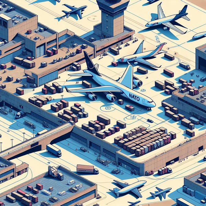 NATO airlift surge at Rzeszów airport strains apron capacity for civil charter flights